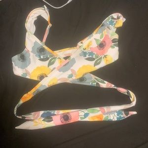 wrap around swimsuit top